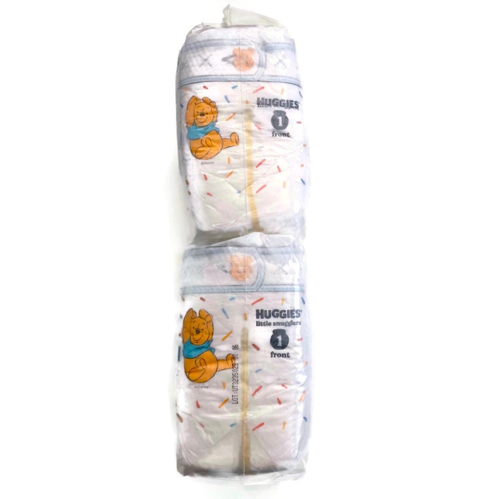 Winnie the Pooh Huggies- Little Snugglers Diapers Size 1 (48 ct)